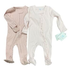 Cloud Island - NWT - Pink and Pale Pink Footed One Pieces